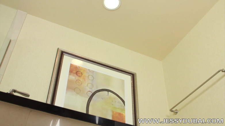 TransErotica: Jessy Fucks a Big Dildo in Bathroom