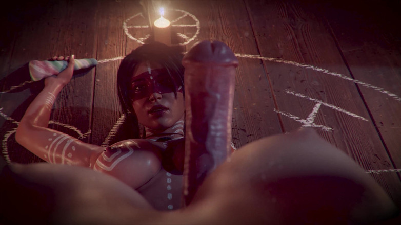 FutaPornoWorkshop: Halloween. the Futanari Night Ended with Rough Sex Involving a...