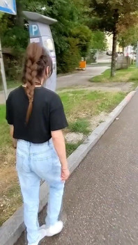 Tranny Get's Facial After Blowjob in Car! Public Presentation Proudly in the City!! POV