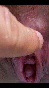 Extreme Close-up Pussy Pee