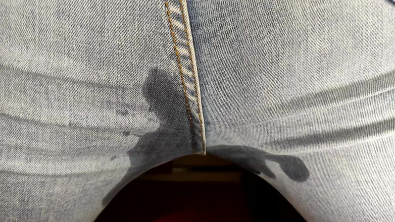 Princess18_: Ass Jeans dokuczanie, siusiu w dżinsach