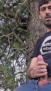Straight Guy Masturbates in the Woods