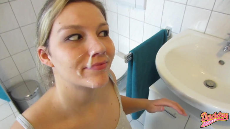 Daddys Luder: I Jerked the Juice in My Own Face