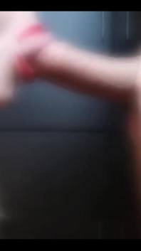 Rode lippen gewikkeld