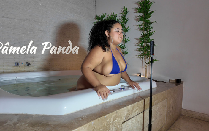 Pamela Panda: Bikini Girl Alone in Hot Tub | Behind the Scenes | Bonus...