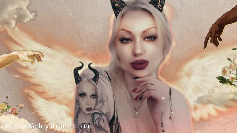 Goddess Misha Goldy: Vạch trần-thỏa thuận tưởng tượng với ma quỷ! Clip tương...