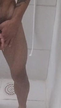 Male in the Shower