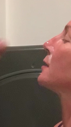 Farmers Wifey: Aus nächster nähe, in sperma, devoter, massiver gesichtsbesamung