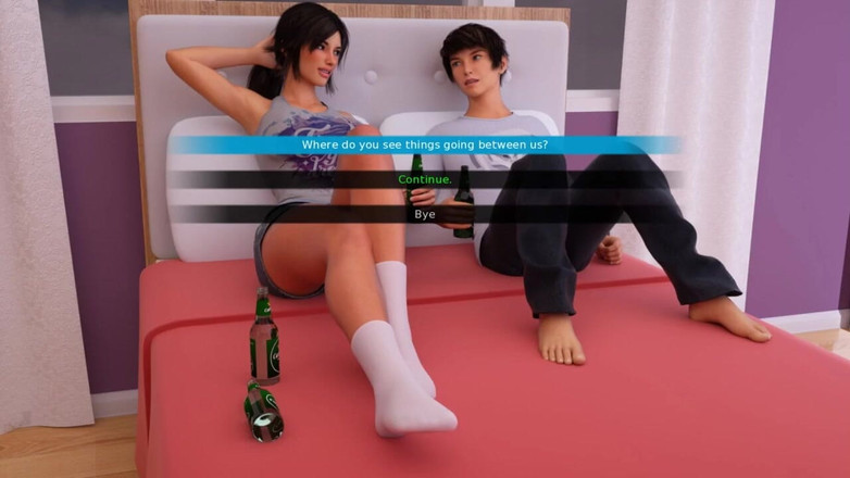 LoveSkySan69Real: Milfy City [v0.6e] Parte 95 enamorada con Caroline por Loveskysan69