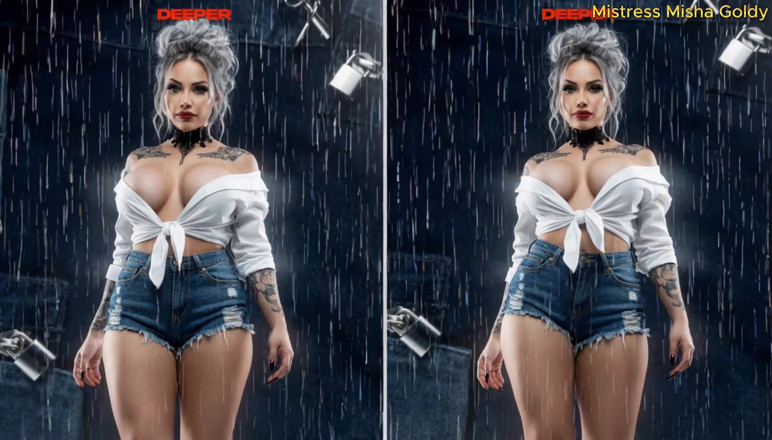 Goddess Misha Goldy: Повторення сідниць Тягнення