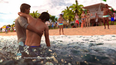 3D Cartoon Porn: Domino Beach 1 - John räddar en mans liv på stranden efter...