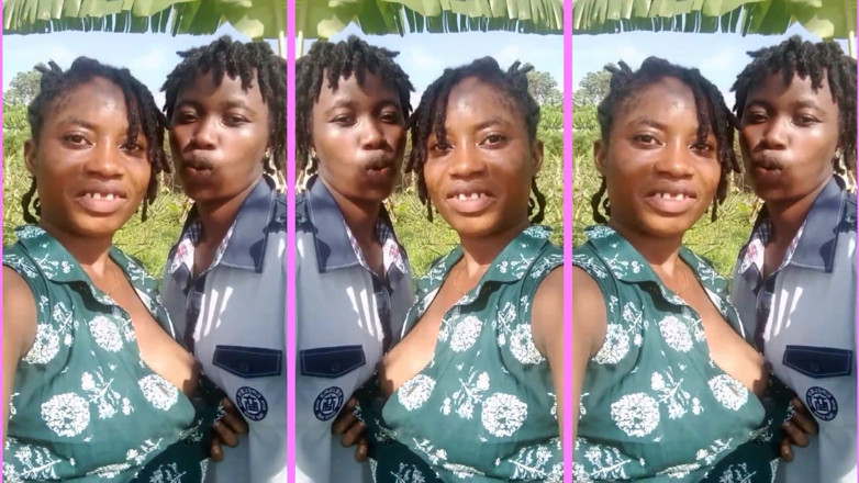 African Beauties: Zwarte tiener lesbiennes risicovol plezier buitenshuis