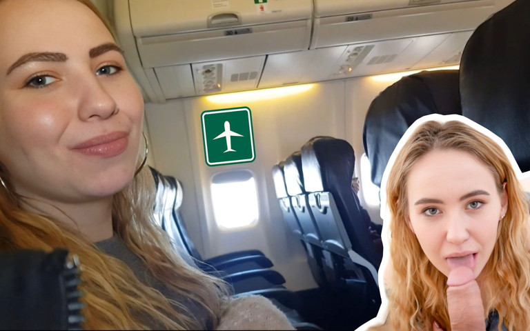 Airplane! Sucking Dick and Masturbating (Beekeeper)