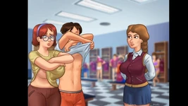 Summertime saga phần 2 - bộ ngực chảy xập khổng lồ làm cho anh ta hứng tình