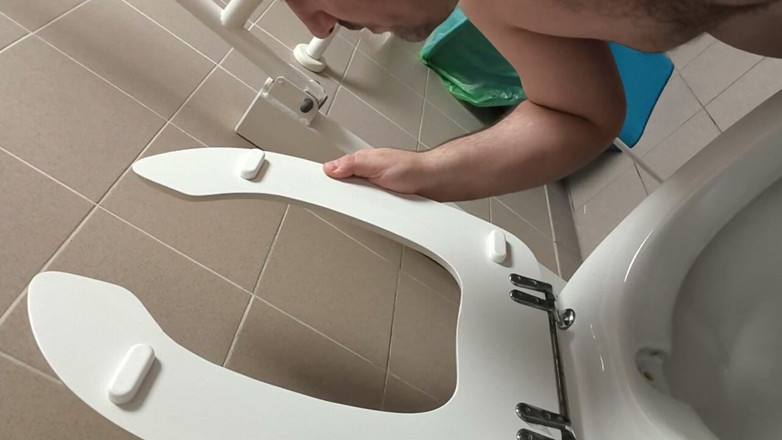 LeccaCessi: Licking a Public Toilet