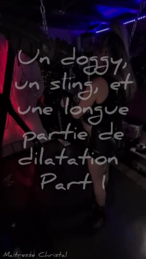 Maitresse Christal: 내 슬링에 후배위, 1부