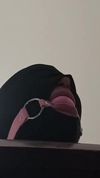 Tied up, Blindfolded and Ballgagged MILF Gets Fucked in Her Mouth, Pussy and Ass
