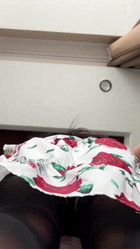 JOI Com Meias De Nylon E Calcinha Usirt &buceta Provocando