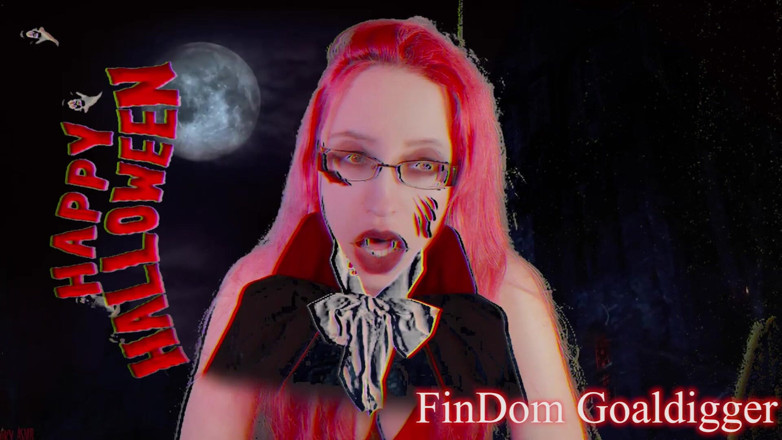 FinDom Goaldigger: Happy Halloween transformation