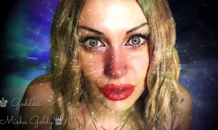 Goddess Misha Goldy: Orgasmele sunt mult mai intense când te concentrezi pe ochii și...
