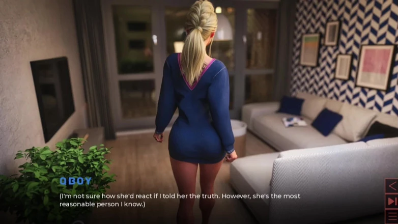 Q Boy: Spend Night with Hot &amp; MILF Stepmother - the Synthetic - Ep05_seduction
