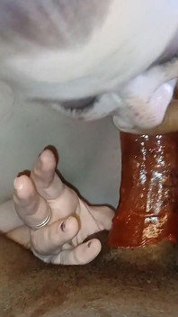 Lucky Gurl Inkdup - Best Fruit Roll up Blowjob with a Huge Cumshot