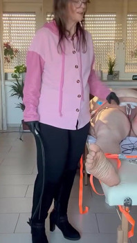 Slaveofm Hell of Hurt: whip, CBT, बिजली और अश्लील Clamps - part 7 v. 8