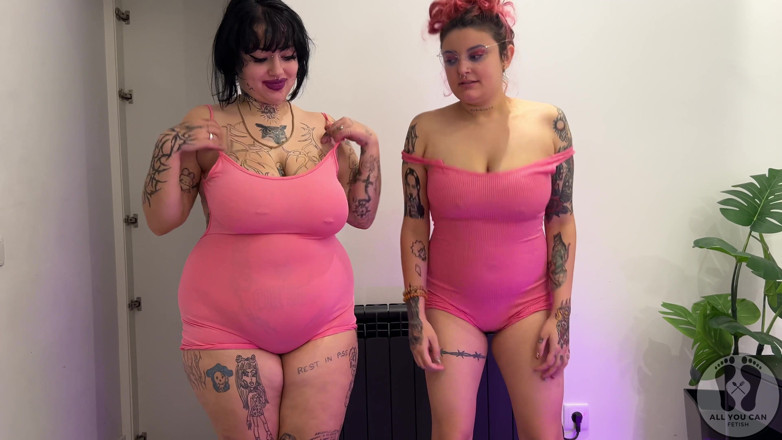 All You Can Fetish: Odbijając ogromne cycki skacząc cycki tyłek drżenie brzucha Fetysz