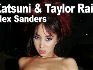 Picticon bondage and fetish: Katsuni &amp; Taylor Rain y Alex Sanders: bdsm, garganta, anal, facial