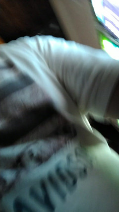 Leather biker Gena: 빨고 매달려 있는 가죽비커진