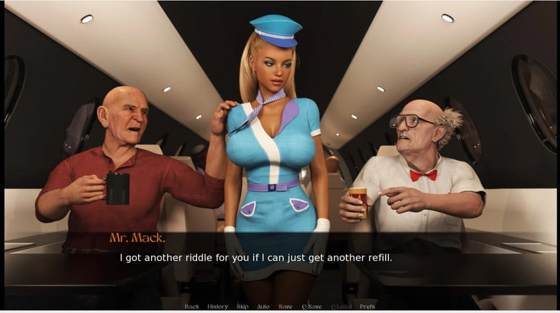 XXX Games Bunk: Ošukám tvého dědu - Hra - roleplay - Scéna se sestřičkou - Scény letuška