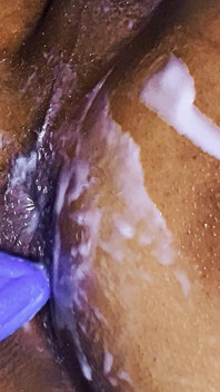 내 보지를 쭉 뻗는 정액 5