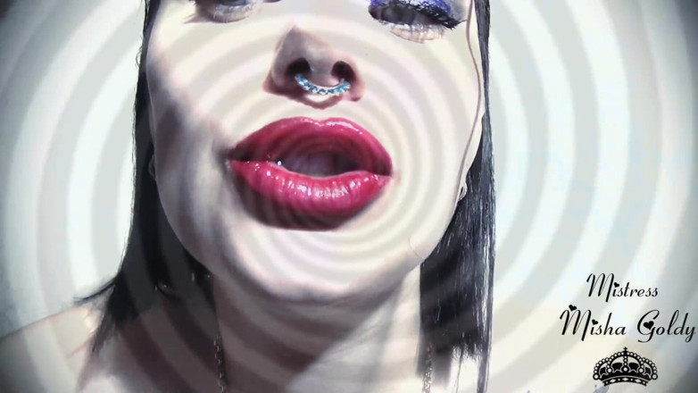 Goddess Misha Goldy: Pembe parlak sihirli dudaklarım