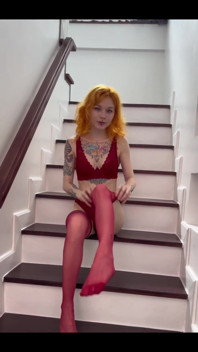 Small Tease for My Feet Lovers - Stockings on or off?