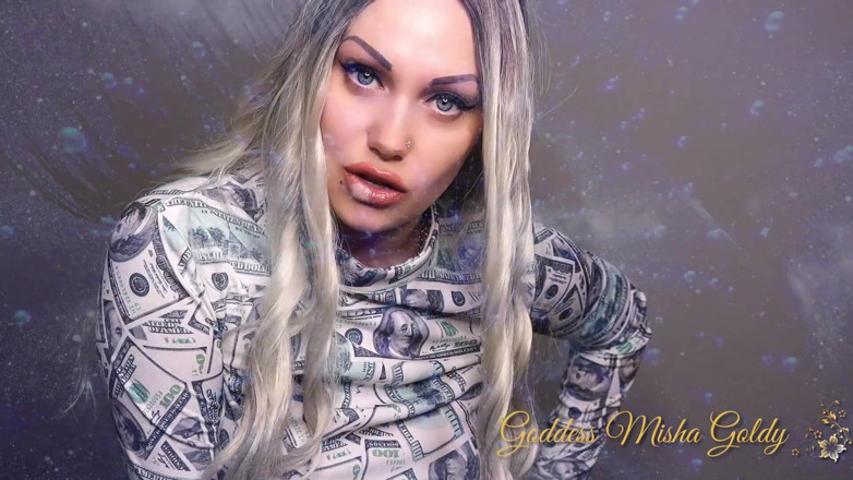 Goddess Misha Goldy: Financial-intox spust odliczanie i JOI! Czy będę cię pieprzyć lub...