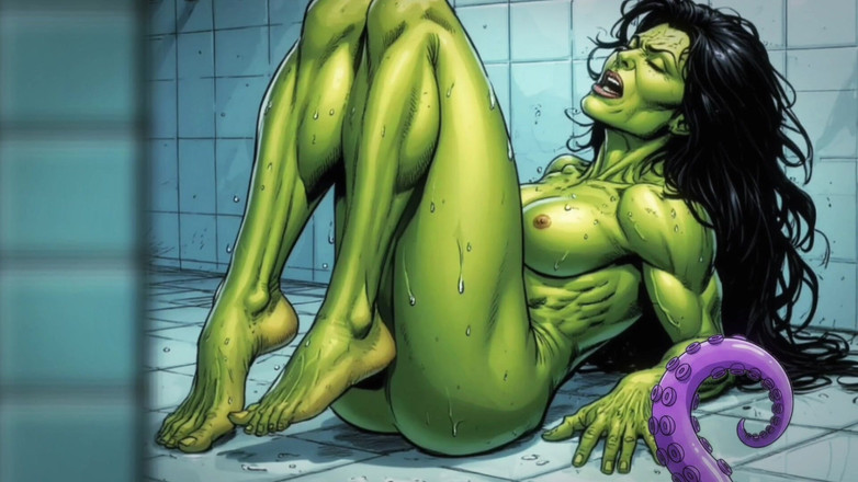 Octopussy Lovers Club: She Hulk: Nafsu Bejat Pelacur Berkulit Hijau. Tante Seksi Di...