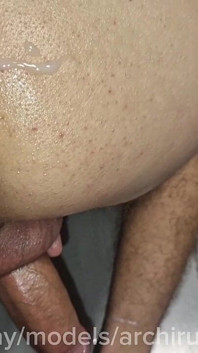 A Femboy's Fuck Hole Serves a Big, Thick, Bare Cock Until It Spills Cum!