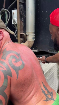 BBC Trucker Cock and a Face Full of Cum
