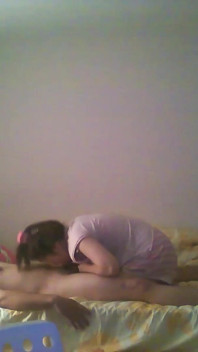 Submissive Chinese Slut Sucks My Dick and Swallows My Cum