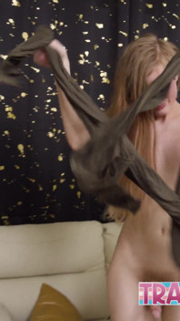 Petite trans Artemis Asteria teases her roommate