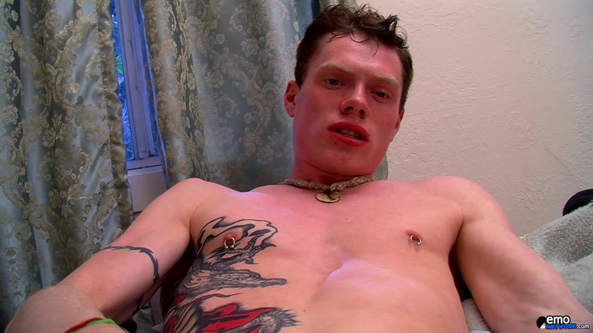 Jerking with Sexy Young Aaron (Homo Emo)