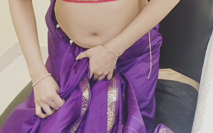 Bplove: Bhabe în sari, spectacol uimitor cu futai dur