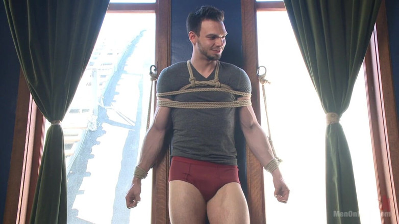 Men on Edge: Muscular Stud, Jason Maddox, Begs to Cum in Bondage for...