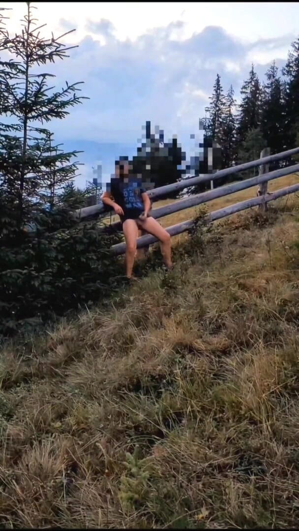 Jerk off to a Village in the Mountains (Yellow Blue)