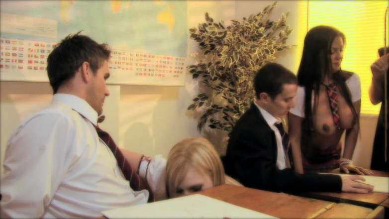 Back to School: Art class quickly escalates into wild orgy