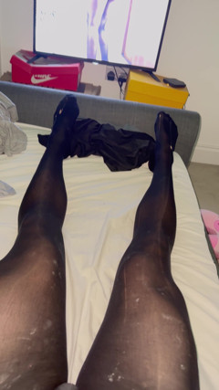 In Bed Wearing Nylons