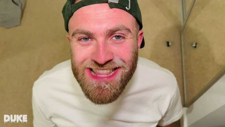 8IncherGinger: 섹시한 밑면에 딥쓰롯과 사정