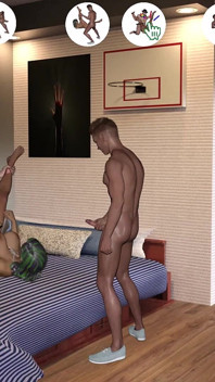 Zvrácený Maker 6 NSFW Walkthrough: Nick Terry Ashley Trojka s kouřením, honění a orgie s více pozicemi