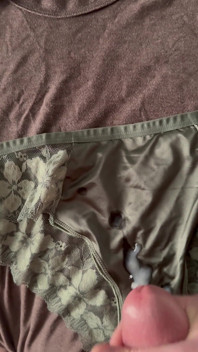 Cum on Wife’s Panties 14