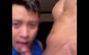 Bellingham Gay Muscle: Dois caras asiáticos musculosos se fodem em um quarto privado